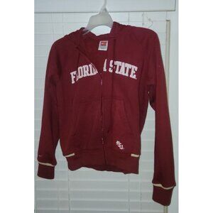 nike FLORIDA STATE SEMINOLES womens full zip up hoodie jacket SMALL 4/6......B6
